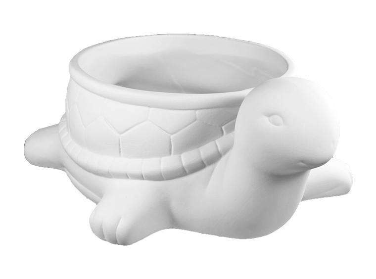Bisque Teddy Turtle Planter (Case of 2)