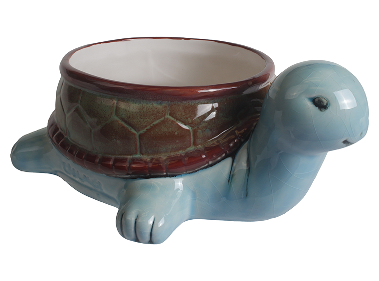 Bisque Teddy Turtle Planter (Case of 2)