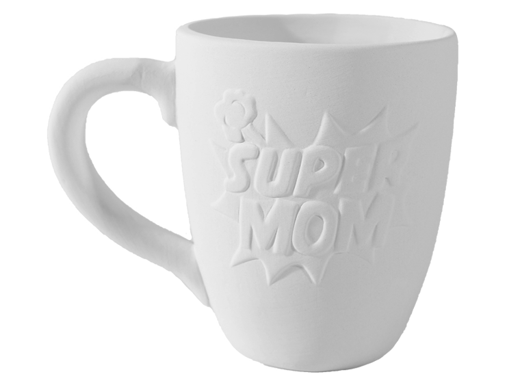 Bisque Super Mom Mug (Case of 6)