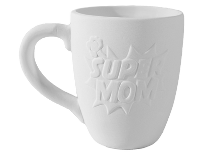 Bisque Super Mom Mug (Case of 6)