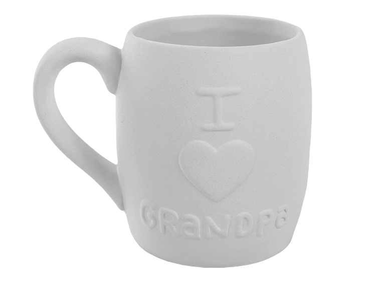 Bisque I Heart Grandpa Mug (Case of 6)