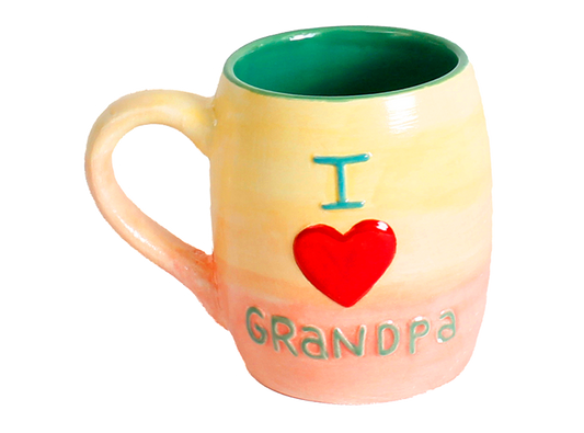 Bisque I Heart Grandpa Mug (Case of 6)