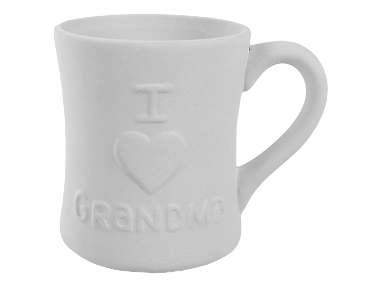 Bisque I Heart Grandma Mug (Case of 6)