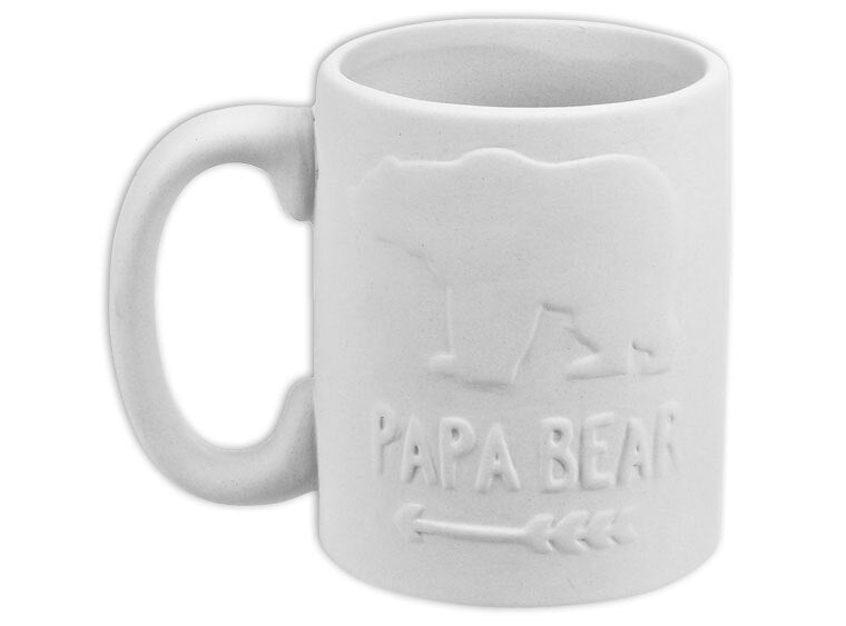 Bisque Papa Bear Mug (Case of 6)