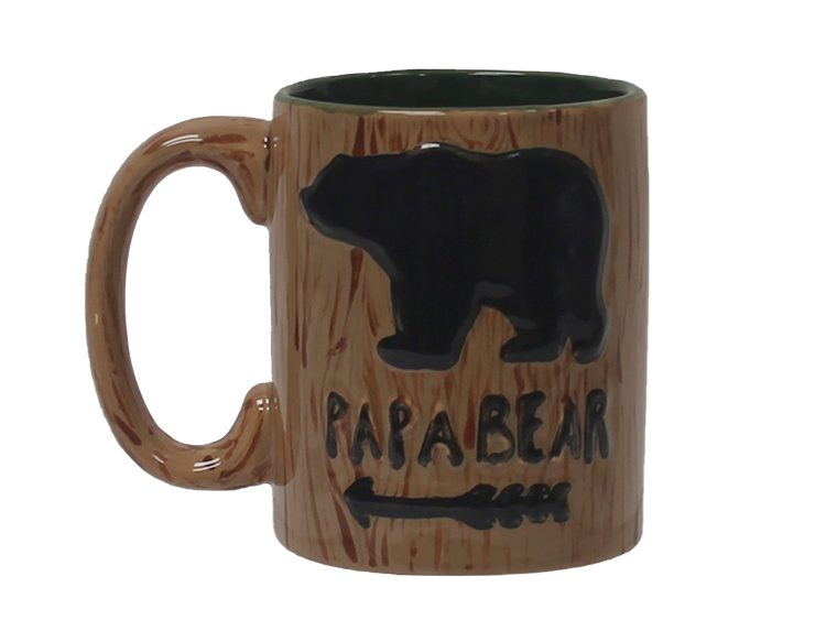 Bisque Papa Bear Mug (Case of 6)