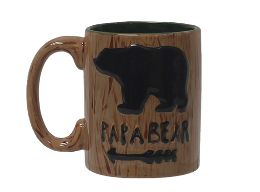 Bisque Papa Bear Mug (Case of 6)