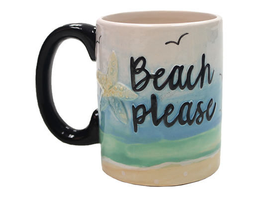 Bisque Beach Please Mug (Case of 6)