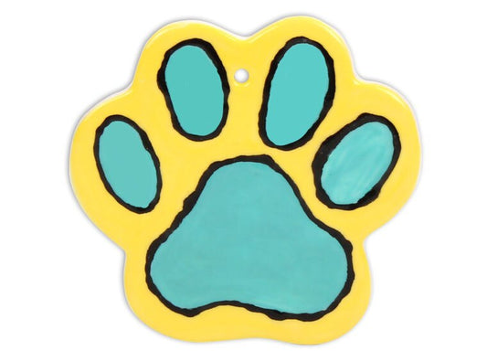 Bisque Hand Detailed Paw Party Ornament (Case of 12)
