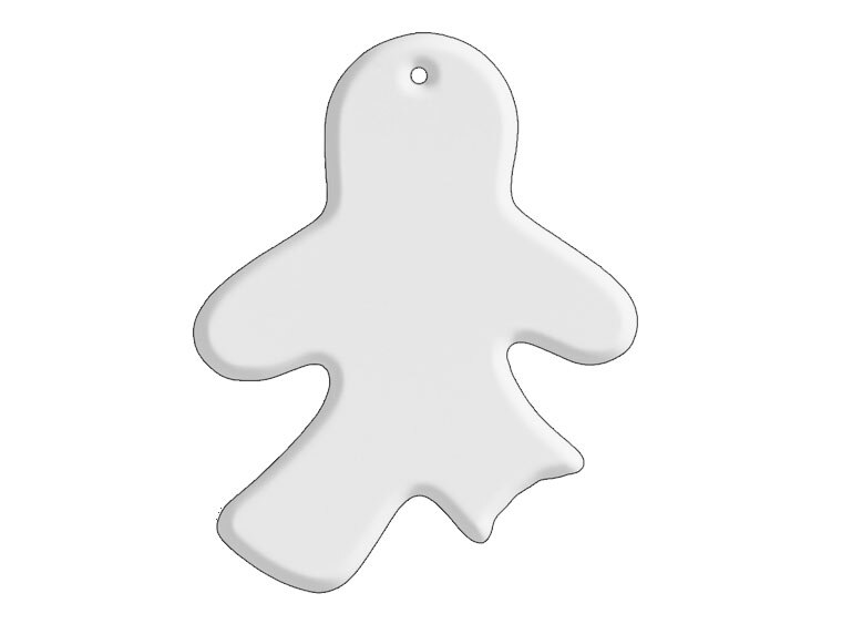 Bisque Bite Me Gingerbread Man Ornament (Case of 12)
