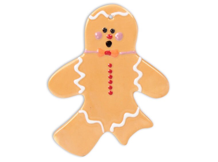 Bisque Bite Me Gingerbread Man Ornament (Case of 12)