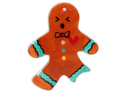 Bisque Bite Me Gingerbread Man Ornament (Case of 12)