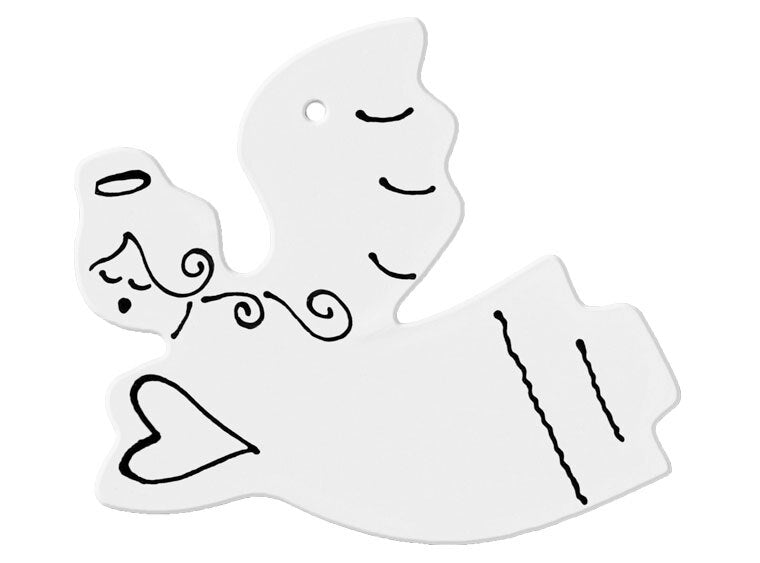 Bisque Hand Detailed Flying Angel Party Ornament (Case of 12)