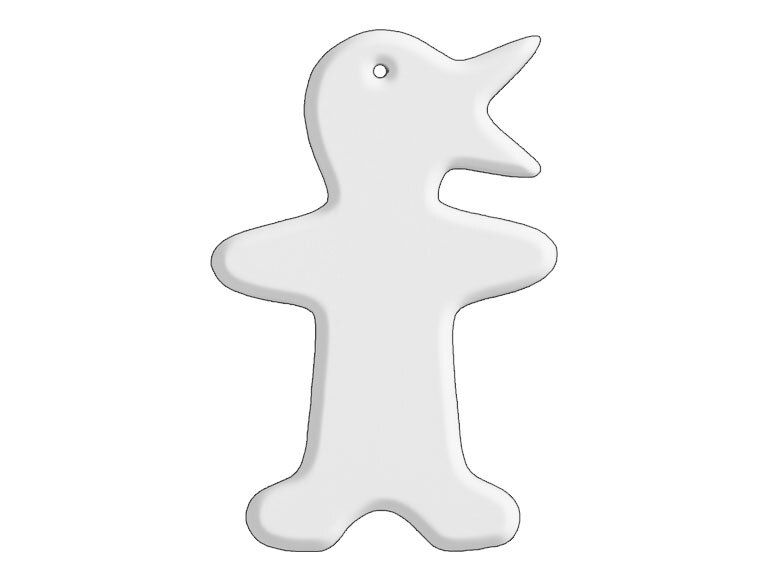 Bisque Ninja Gingerbread Man Ornament (Case of 12)