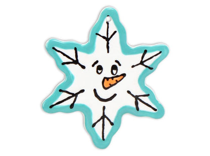 Bisque Classic Snowflake Ornament (Case of 12)