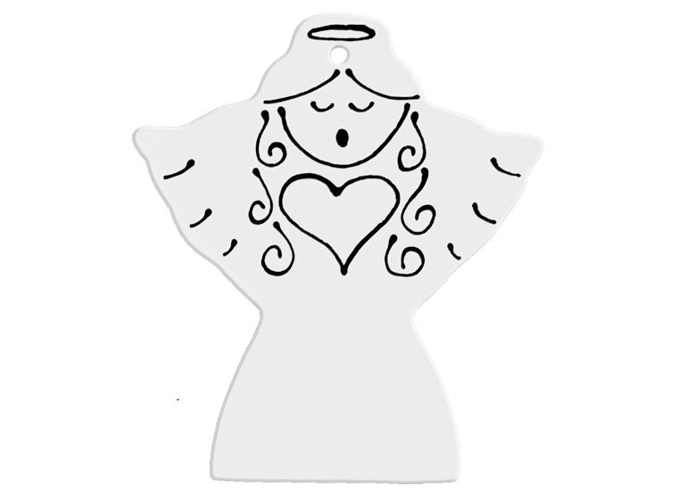 Bisque Hand Detailed Treetop Angel Party Ornament (Case of 12)