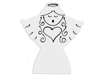 Bisque Hand Detailed Treetop Angel Party Ornament (Case of 12)