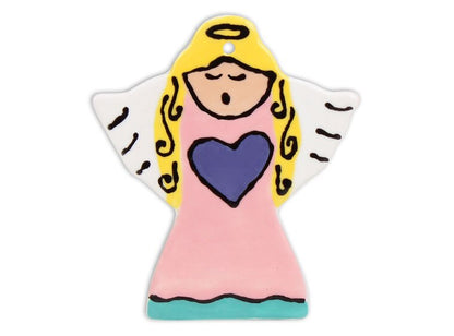 Bisque Hand Detailed Treetop Angel Party Ornament (Case of 12)