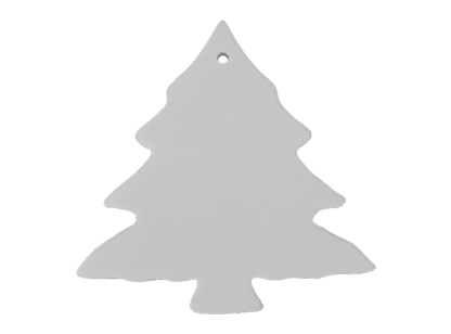 Bisque Christmas Tree Ornament (Case of 12)
