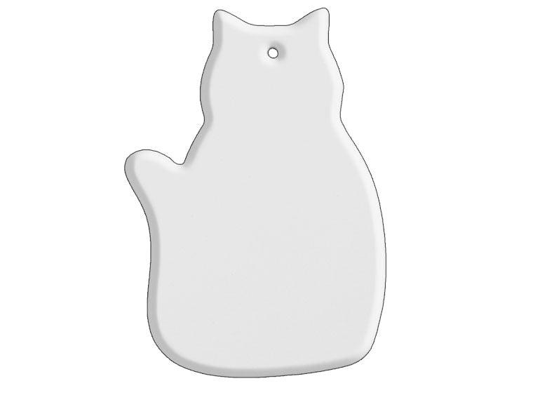 Bisque Pretty Kitty Ornament (Case of 12)