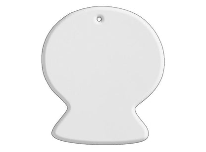 Bisque Snowglobe Ornament (Case of 12)