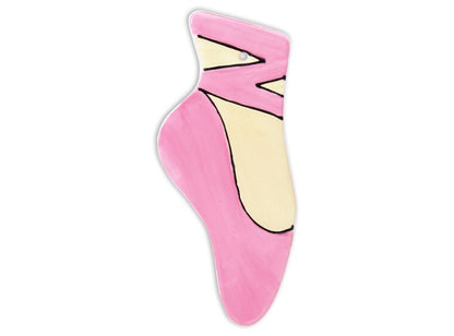 Bisque Hand Detailed Ballet Slipper Party Ornament (Case of 12)