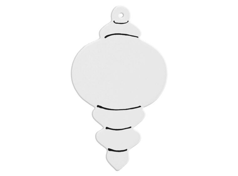 Bisque Hand Detailed Icicle Ball Party Ornament (Case of 12)