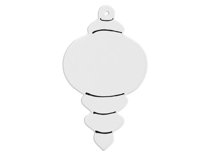 Bisque Hand Detailed Icicle Ball Party Ornament (Case of 12)