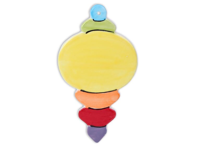 Bisque Hand Detailed Icicle Ball Party Ornament (Case of 12)