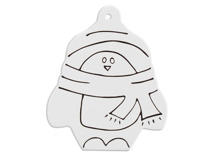 Bisque Hand Detailed Penguin Party Ornament (Case of 12)