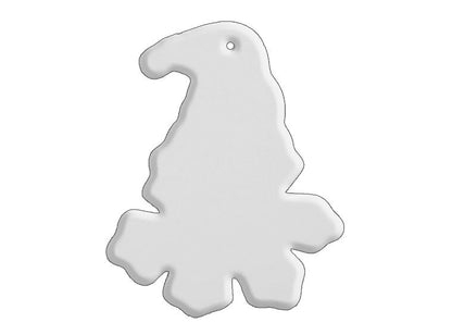 Bisque Snowflake Snowman Party Ornament (Case of 12)