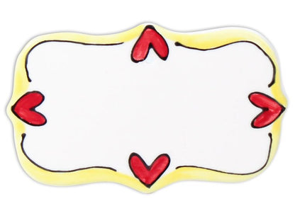 Bisque Hand Detailed Quatrefoil 2 Party Ornament (Case of 12)