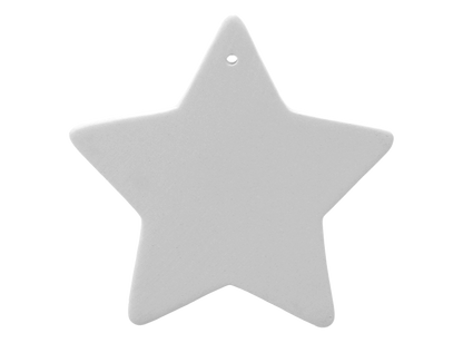 Bisque Star Party Ornament (Case of 12)