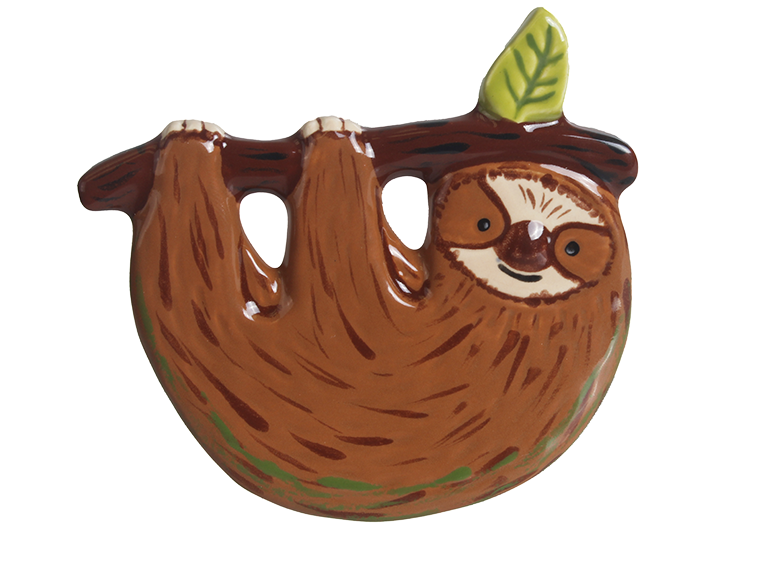 Bisque Sloth Ornament (Case of 12)