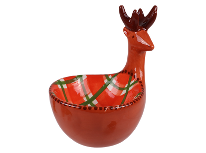 Bisque Reindeer Bowl (Case of 4)
