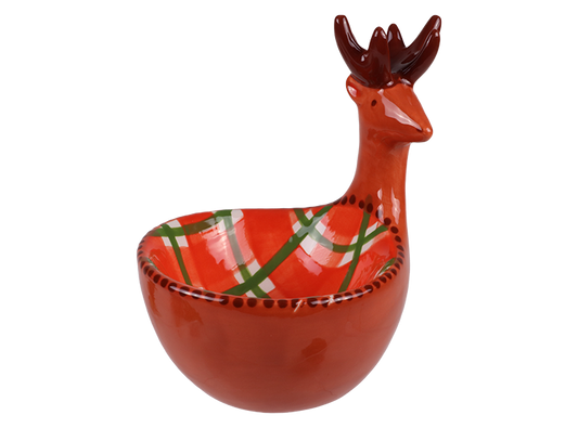 Bisque Reindeer Bowl (Case of 4)