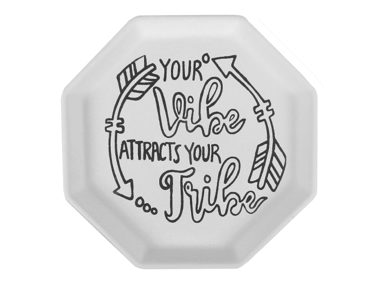 Bisque Your Vibe Plate (Case of 6)