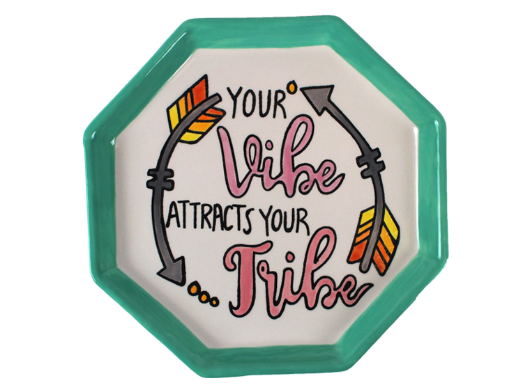 Bisque Your Vibe Plate (Case of 6)