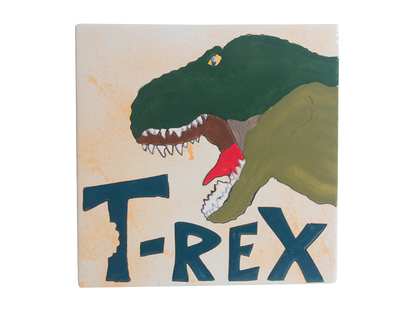 Bisque T-Rex Party Tile (Case of 12)