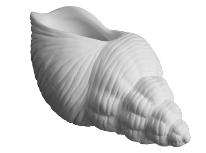 Bisque Trumpet Shell Planter (Case of 4)