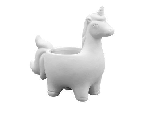 Bisque Enchanted Unicorn Planter (Case of 6)