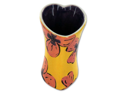 Bisque Small Heart Vase (Case of 12)