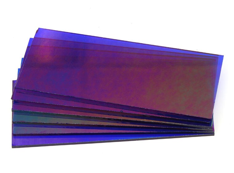 Dark Blue Iridescent Blocks (Case of 1)