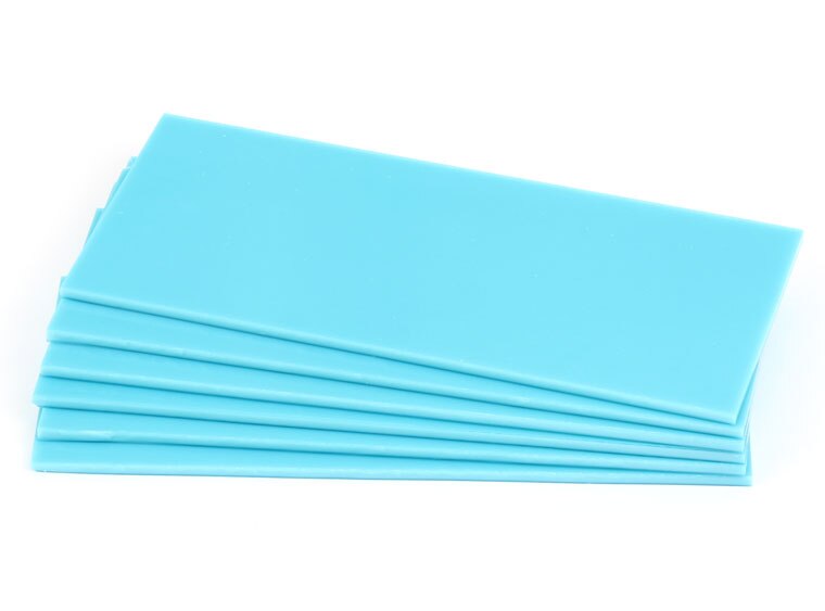 Turquoise Blue Opalescent Blocks (Case of 1)