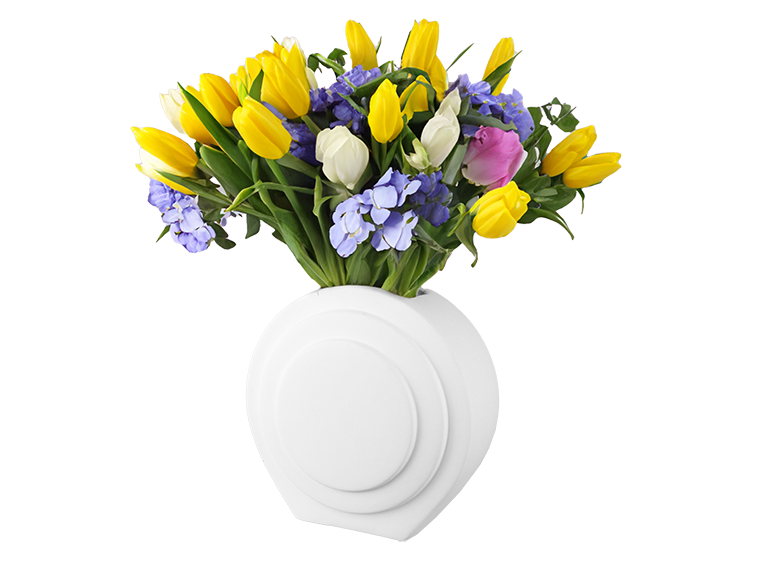 Bisque Art Deco Button Vase (Case of 4)