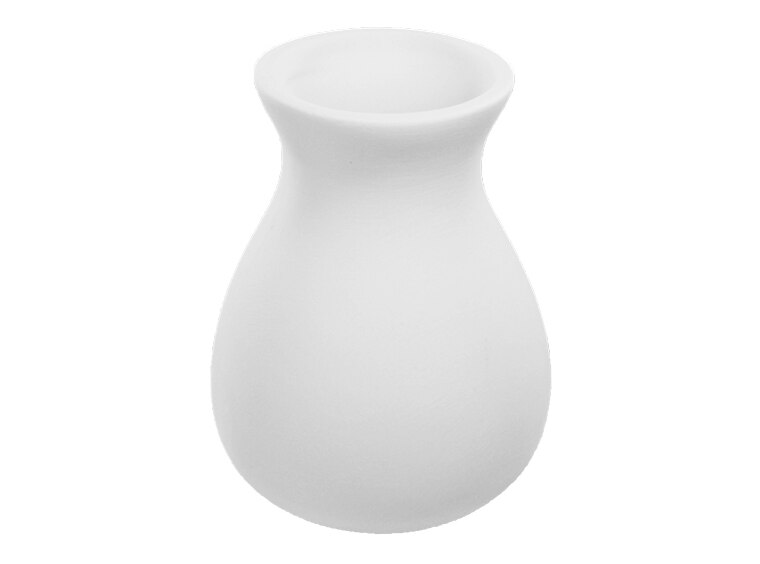 Bisque Teardrop Bud Vase (Case of 12)