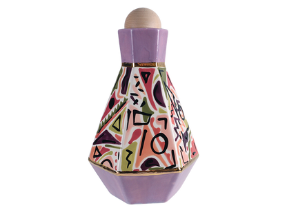 Bisque Jewelled Decanter (Case of 2)