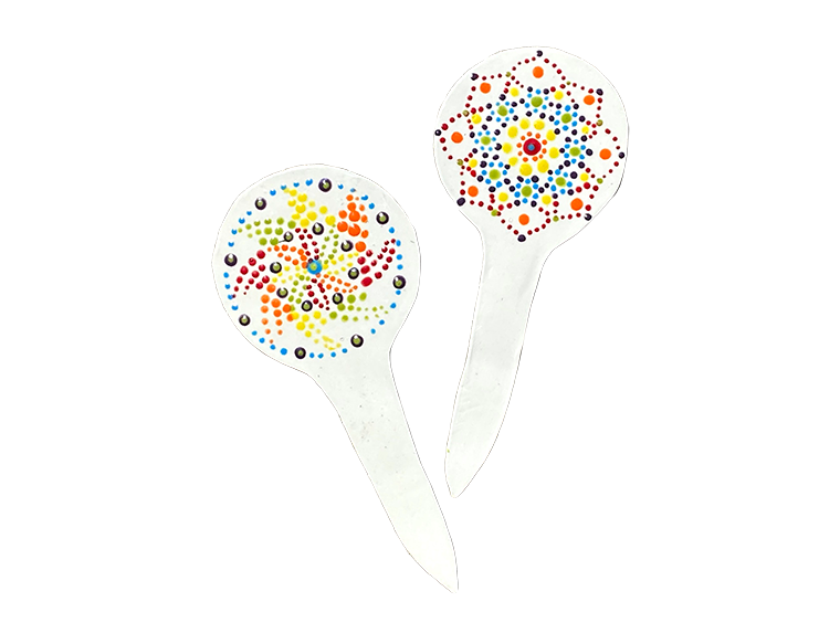 Bisque 9" Garden Stake (Case of 12)