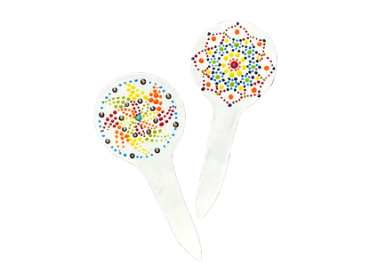 Bisque 9" Garden Stake (Case of 12)