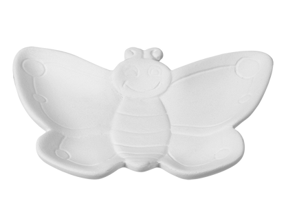 Bisque Butterfly Dish (Case of 12)