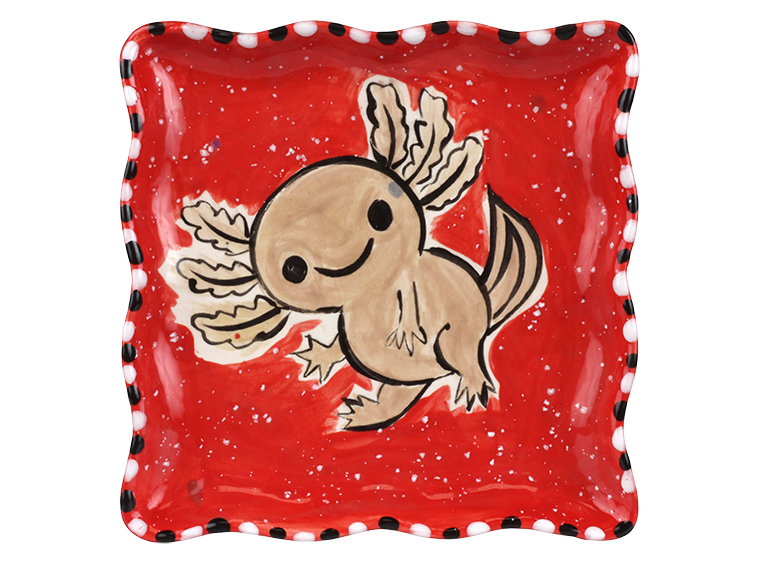 Bisque Small Sassy Plate (Case of 8)